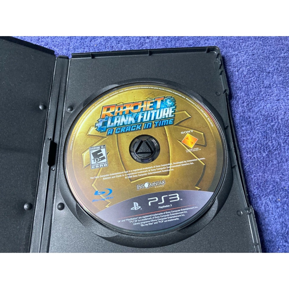 Ratchet and Clank Future A Crack in Time PlayStation 3 2009 PS3 Disc Only Tested